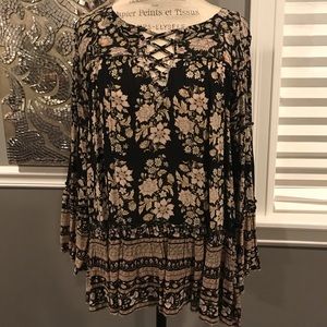 American Eagle floral tunic